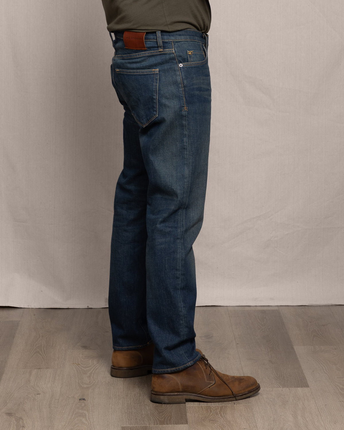 Men's Ace Rivington Brodie Taper Comfort 12oz jeans in Dirty Classic wash