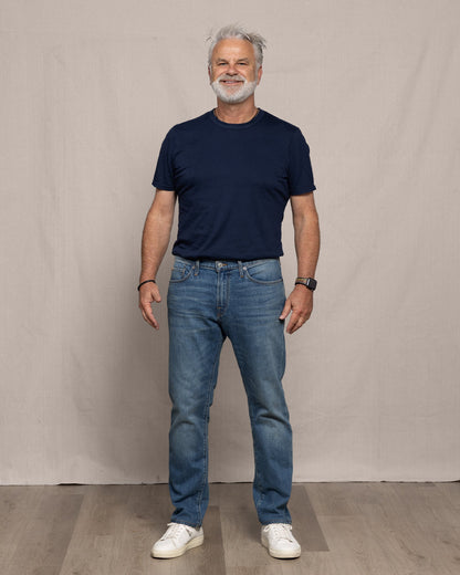 Men's Ace Rivington Brodie Taper Comfort 12oz jeans in Medium Classic wash