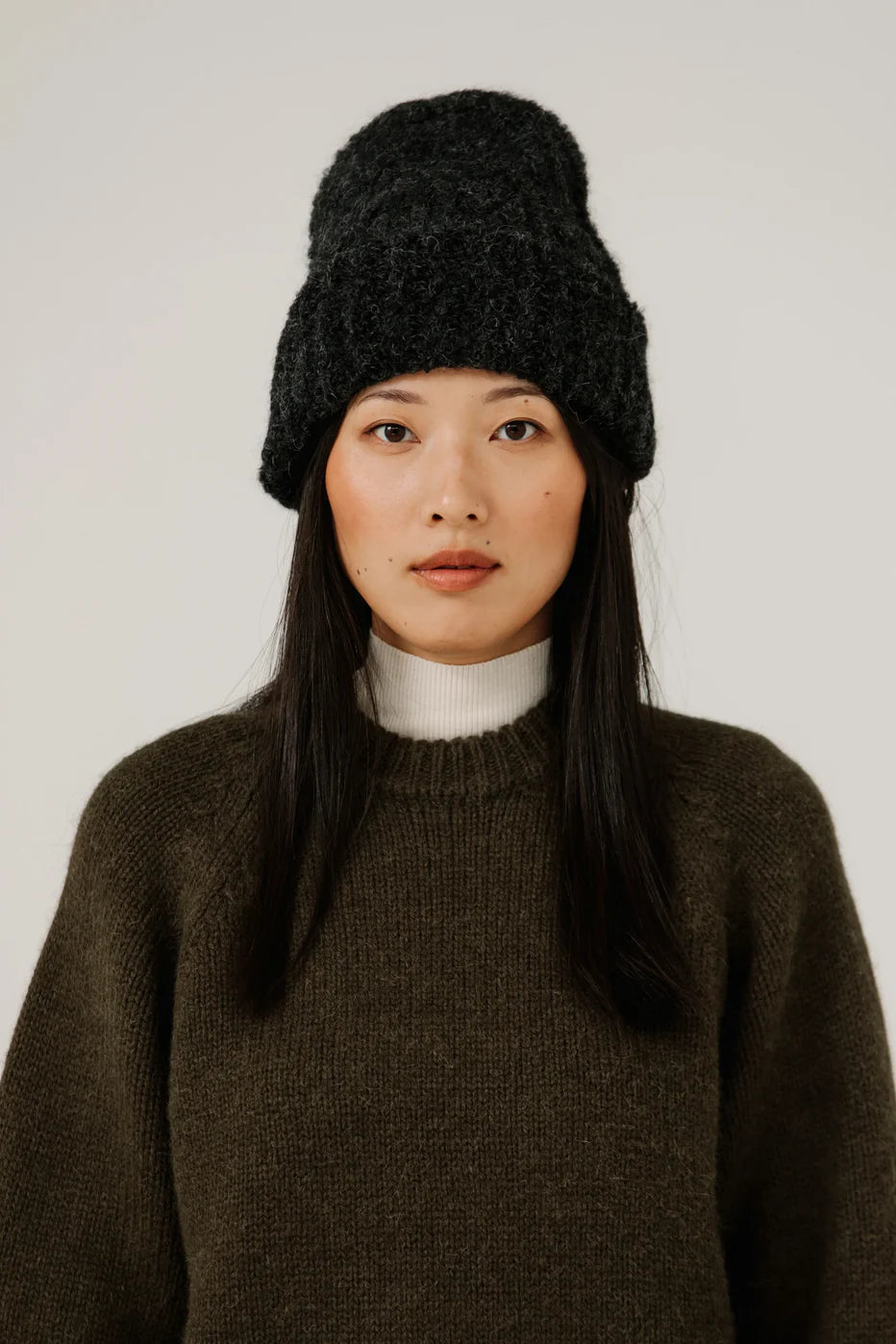 Colette Boucle Beanie - Basalt - DUNE + SALT