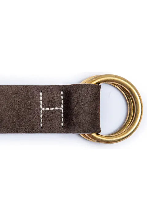 Leather Regatta Belt - Walnuss - DUNE + SALT