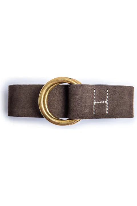 Leather Regatta Belt - Walnuss - DUNE + SALT