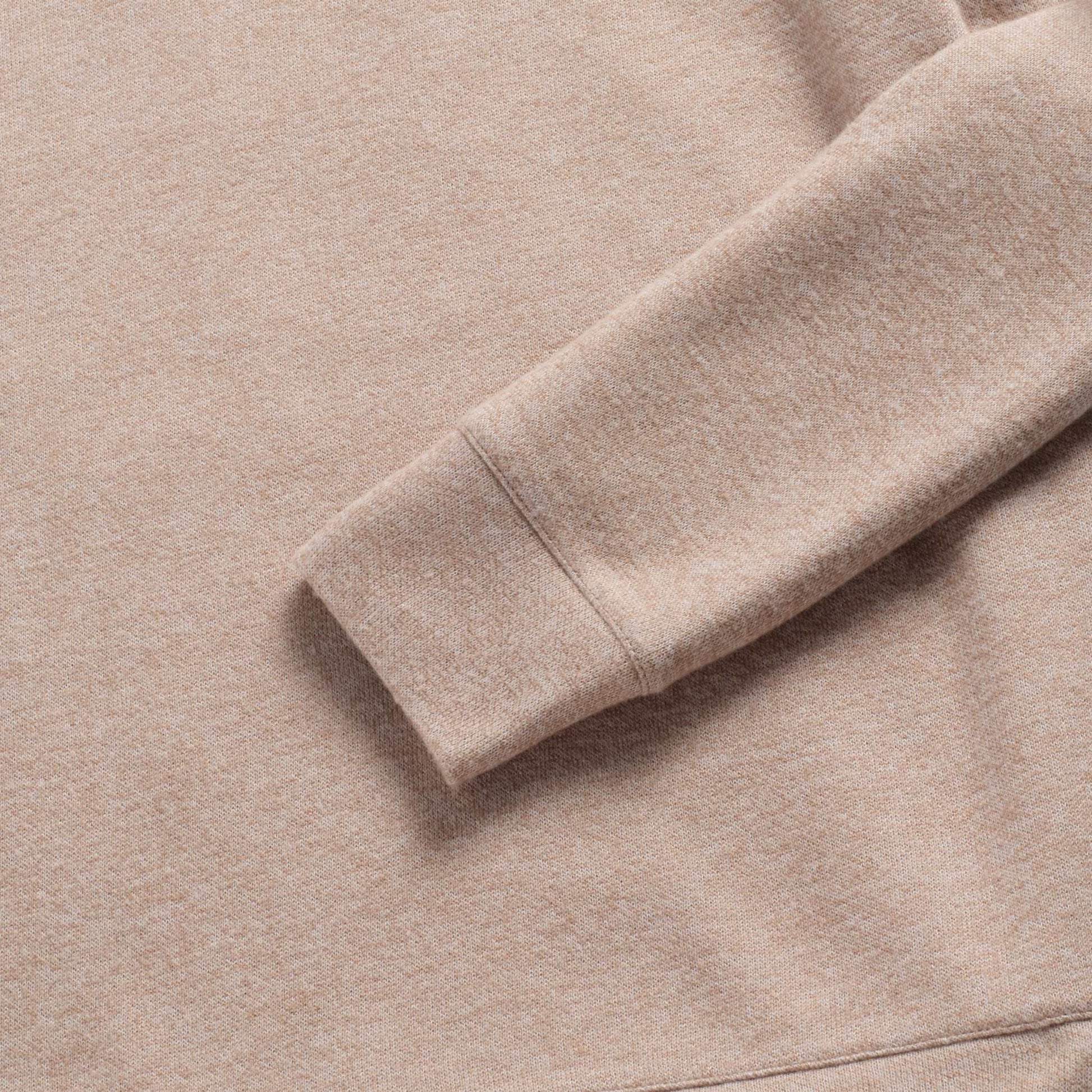Surfside Supply Bobby Cashmist Fleece Quarter Zip - Camel Heather Gray