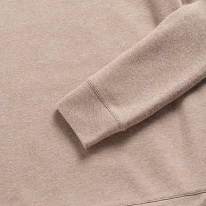 Surfside Supply Bobby Cashmist Fleece Quarter Zip - Camel Heather Gray