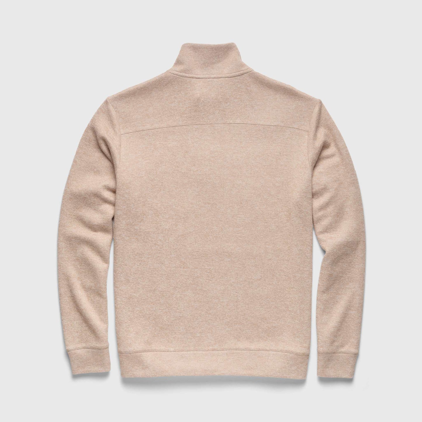 Surfside Supply Bobby Cashmist Fleece Quarter Zip - Camel Heather Tan