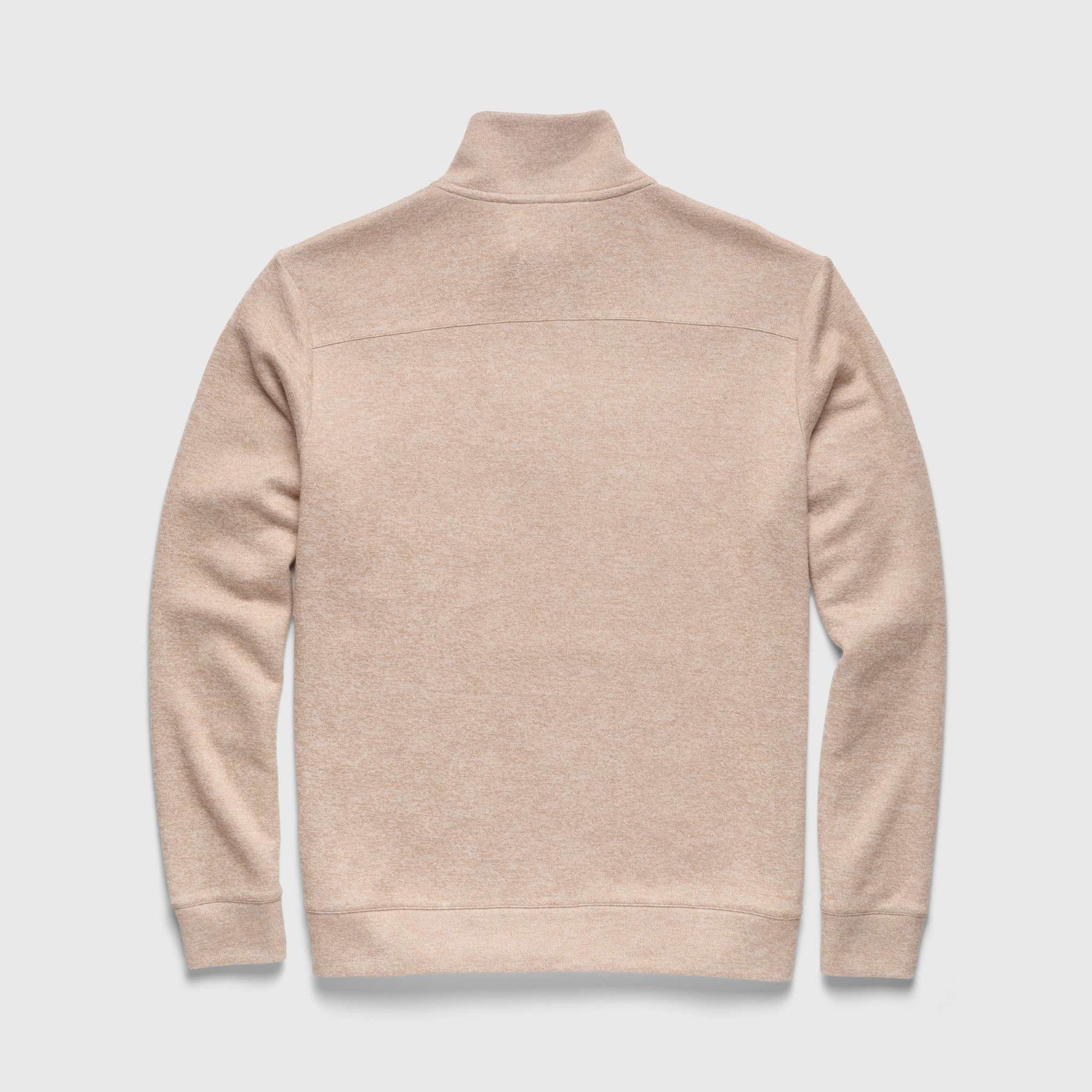 Surfside Supply Bobby Cashmist Fleece Quarter Zip - Camel Heather Tan