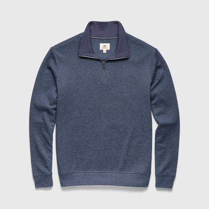 Bobby Cashmist Fleece Quarter Zip - Navy Heather