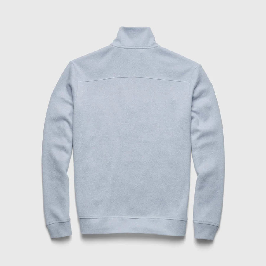 Bobby Cashmist Fleece 1/4 Zip - Light Blue Heather - DUNE + SALT