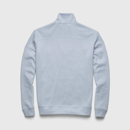 Bobby Cashmist Fleece 1/4 Zip - Light Blue Heather - DUNE + SALT