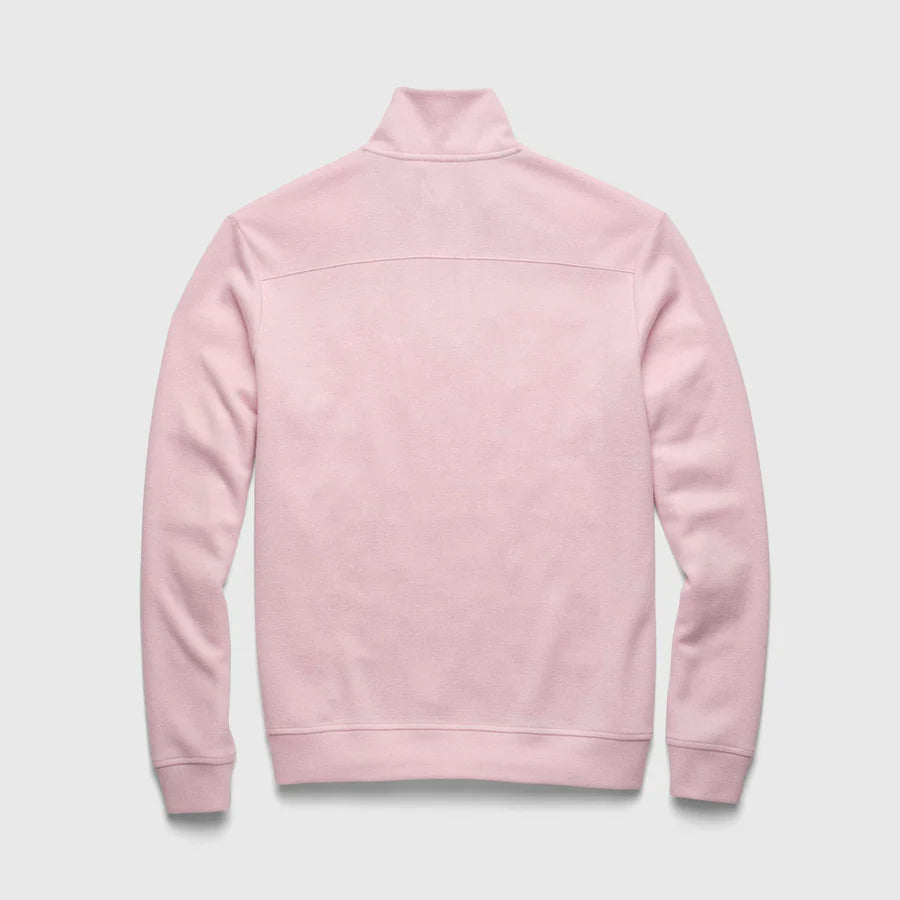 Bobby Cashmist Fleece 1/4 Zip - Pink Heather - DUNE + SALT
