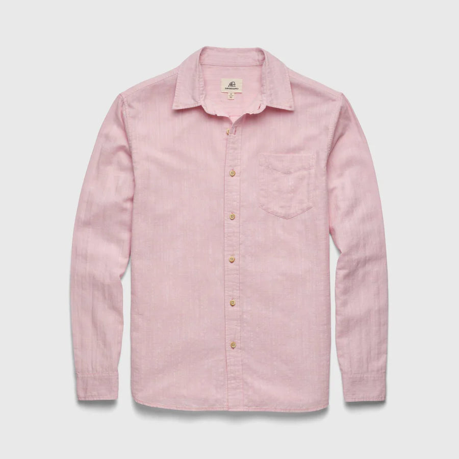 Brian Slub Shirt - Coral Blush - DUNE + SALT
