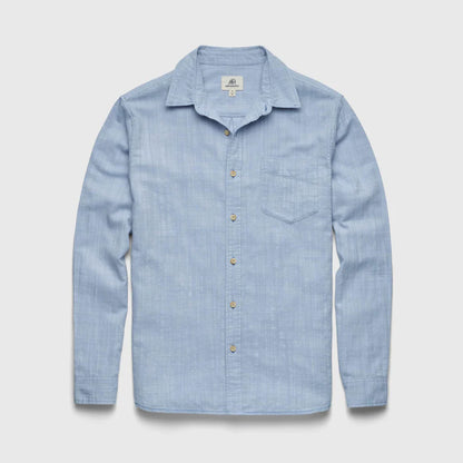 Brian Slub Shirt - Forever Blue - DUNE + SALT