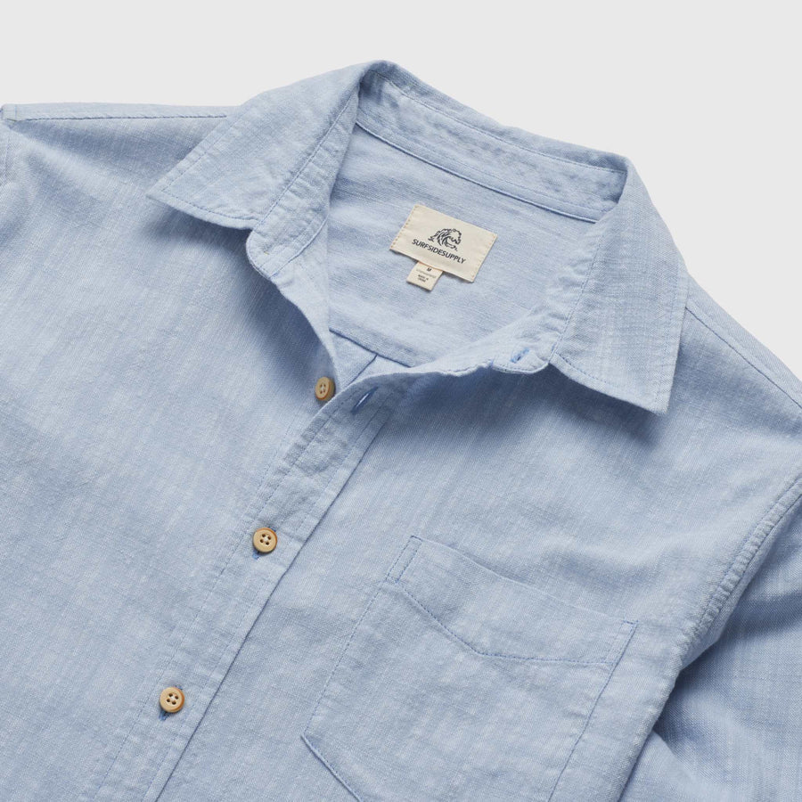 Brian Slub Shirt - Forever Blue - DUNE + SALT
