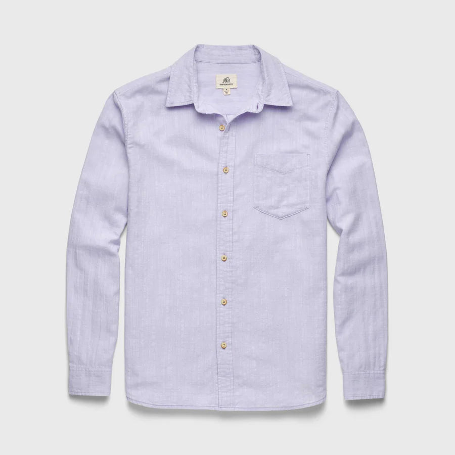 Brian Slub Shirt - Lavender - DUNE + SALT