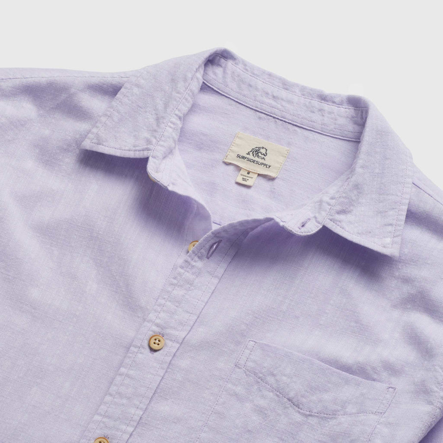 Brian Slub Shirt - Lavender - DUNE + SALT