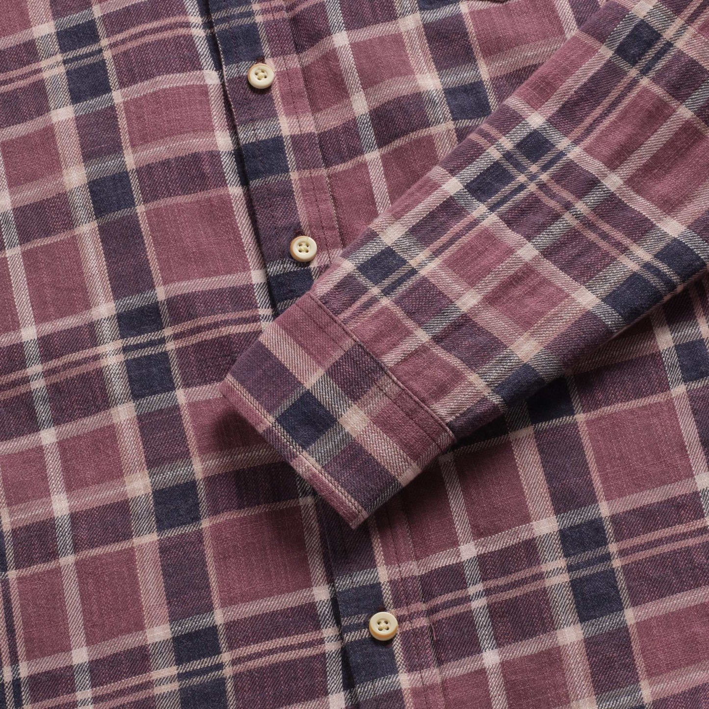 Surfside Supply Brian Washed Twill Plaid Shirt - Huckleberry Combo Dark Slate Gray