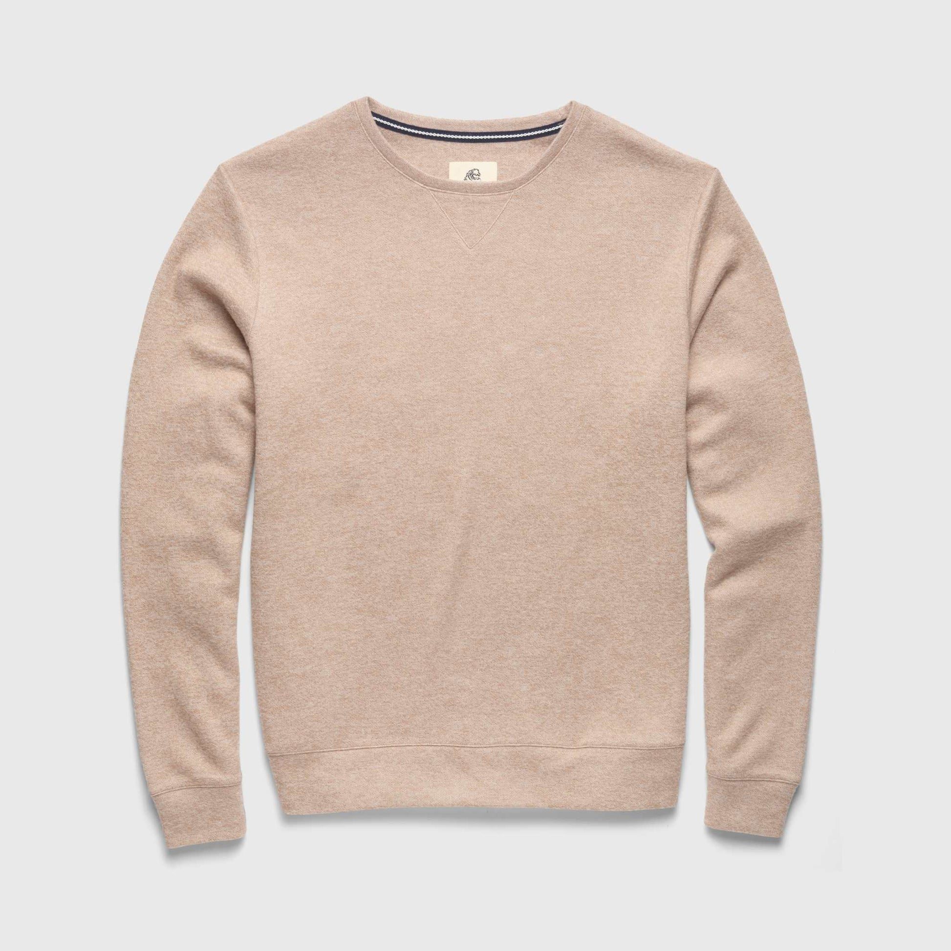 Butch Cashmist Crewneck - Camel Heather