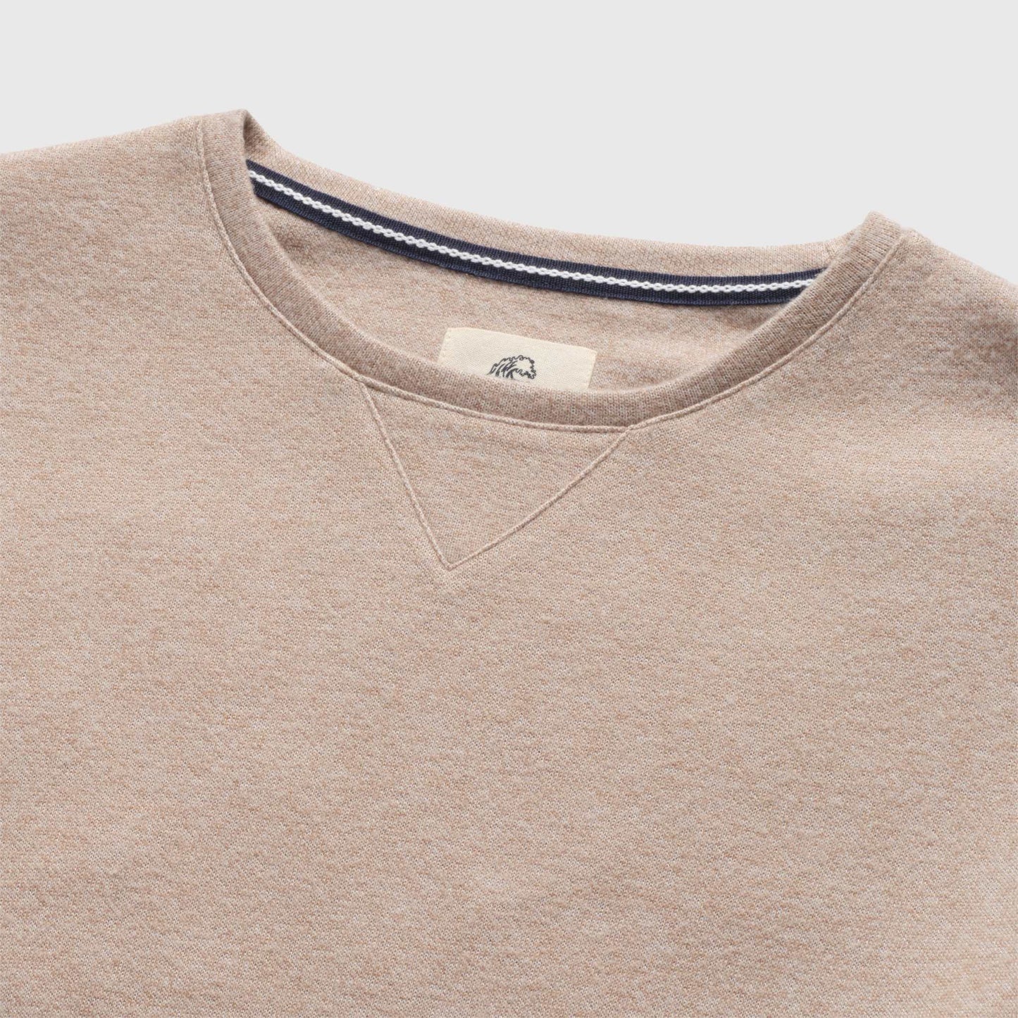 Surfside Supply Butch Cashmist Crewneck - Camel Heather Gray