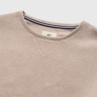 Surfside Supply Butch Cashmist Crewneck - Camel Heather Gray