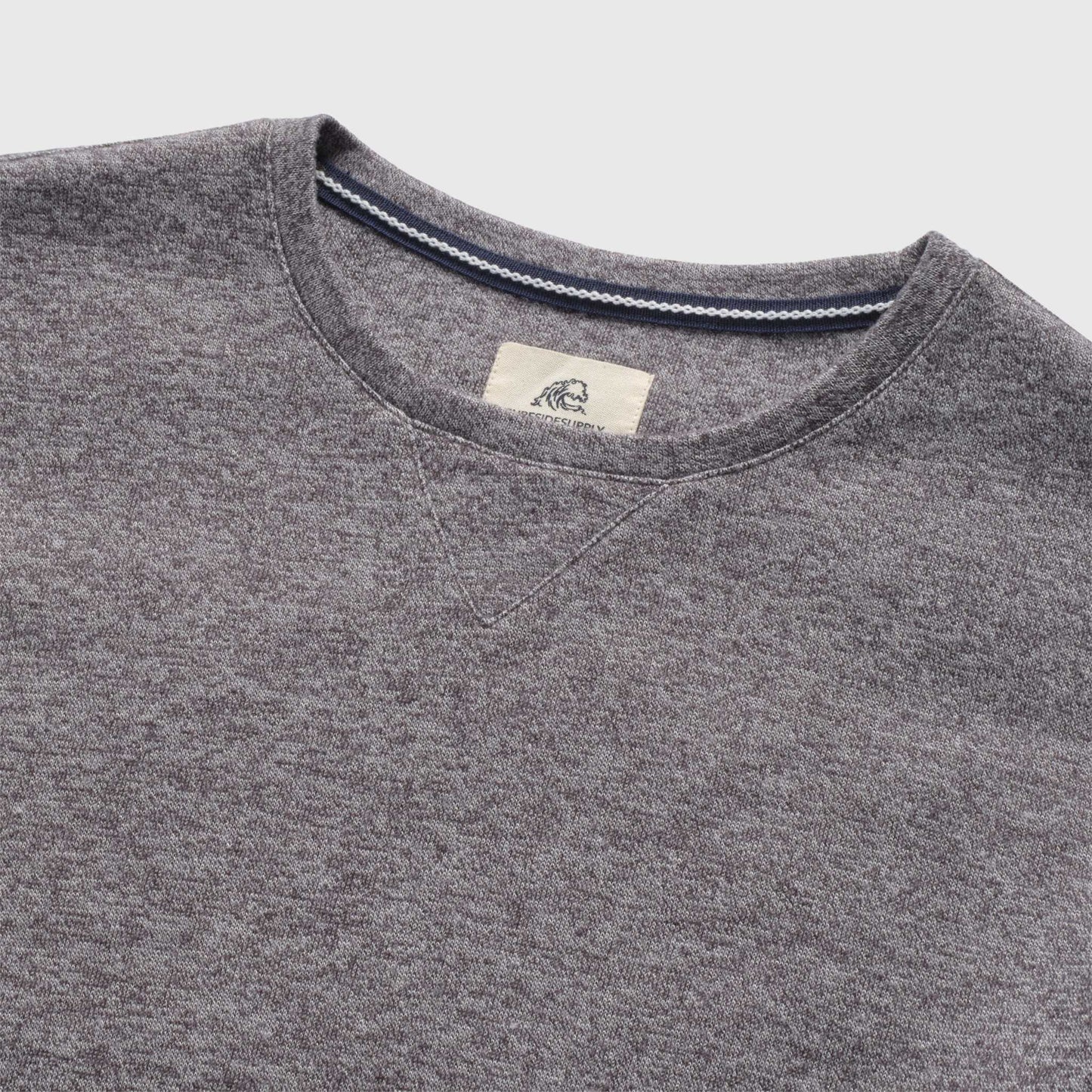 Surfside Supply Butch Cashmist Crewneck - Charcoal Heather Dim Gray