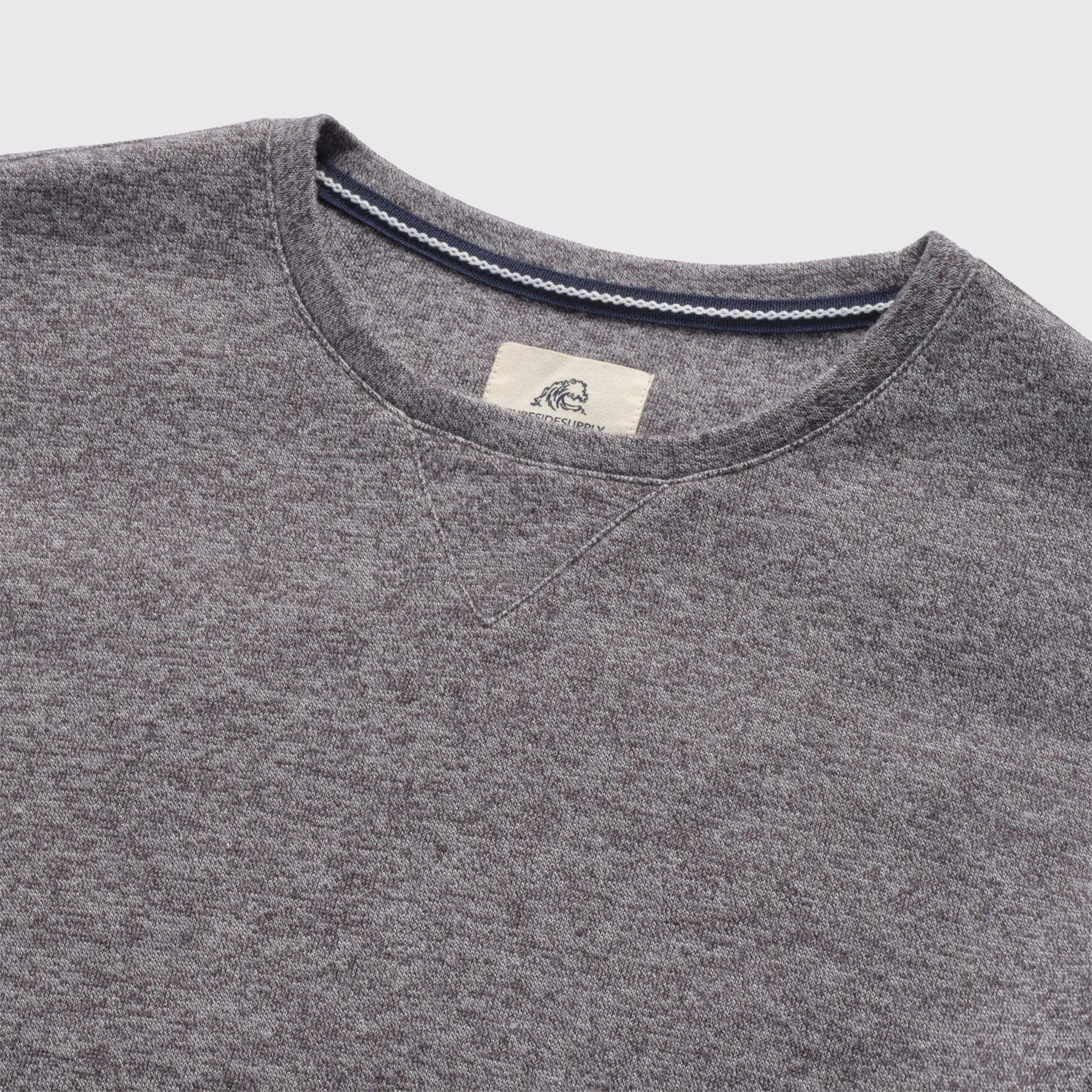 Surfside Supply Butch Cashmist Crewneck - Charcoal Heather Dim Gray