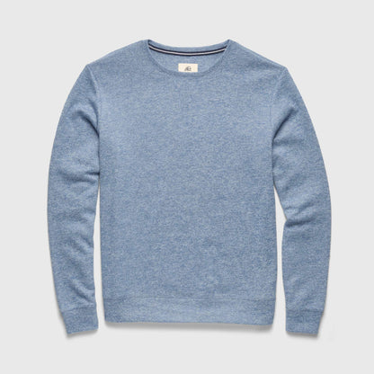 Butch Cashmist Crewneck - Slate Blue Heather