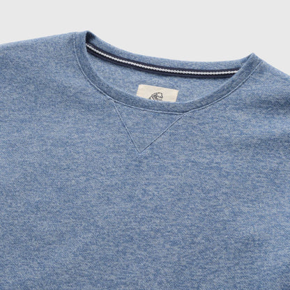 Surfside Supply Butch Cashmist Crewneck - Slate Blue Heather Light Slate Gray