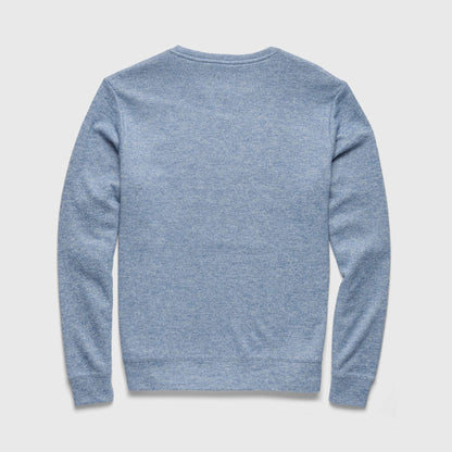 Surfside Supply Butch Cashmist Crewneck - Slate Blue Heather Light Slate Gray