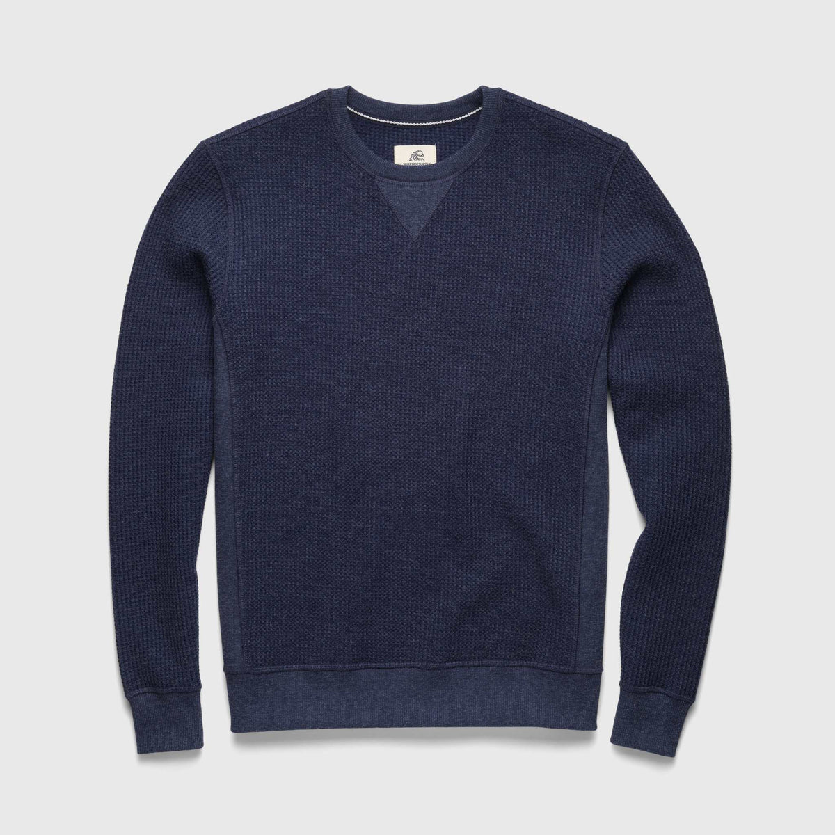 Butch Waffle Fleece Crewneck - Navy Heather