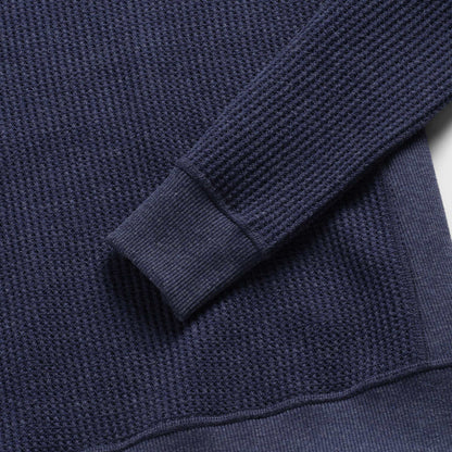 Surfside Supply Butch Waffle Fleece Crewneck - Navy Heather Dark Slate Gray