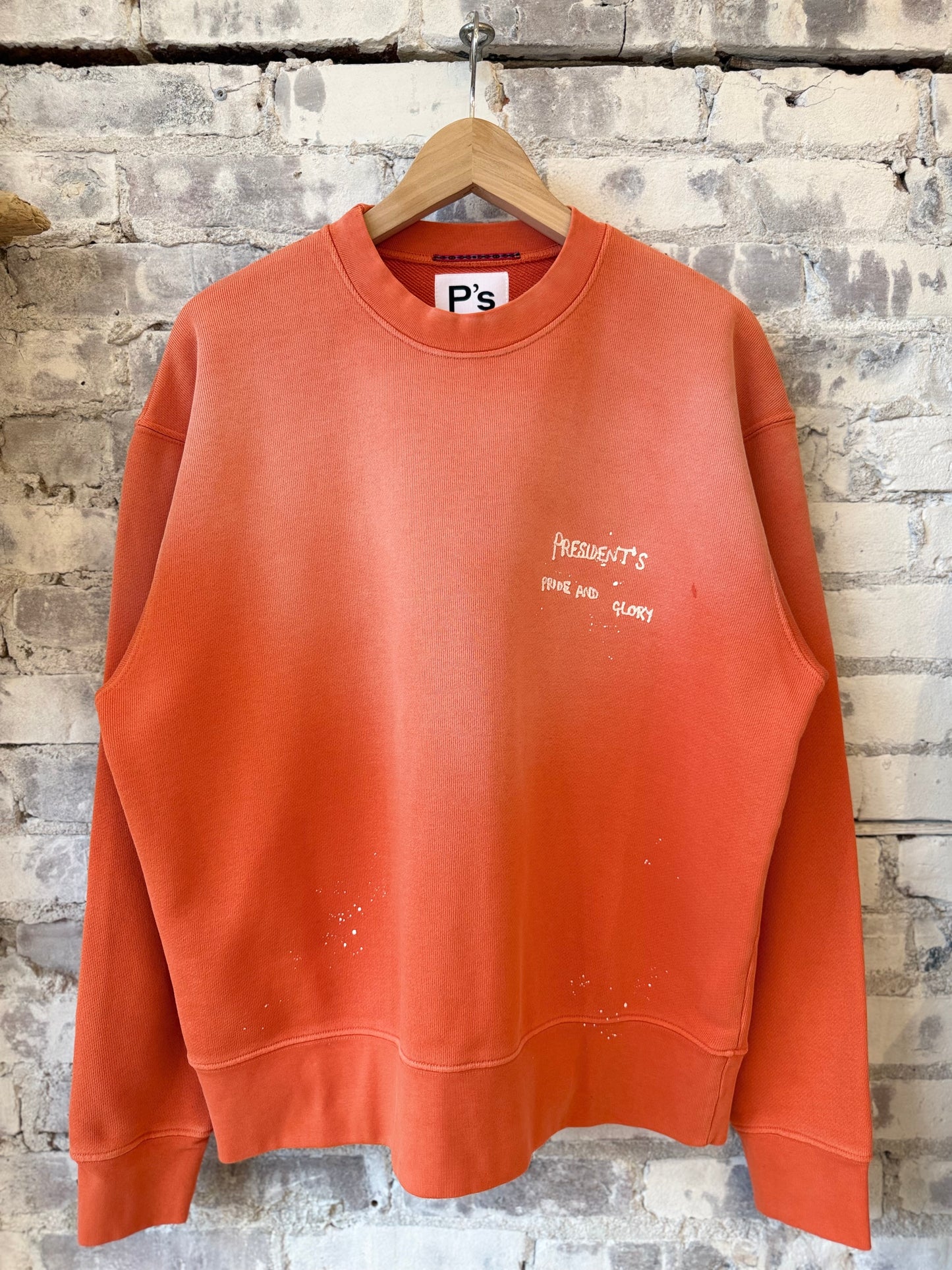 P's Sweater Mr. Surfer Painter Crew - Mandarin - DUNE + SALT