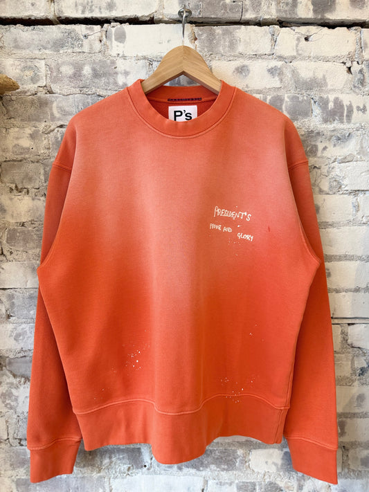 P's Sweater Mr. Surfer Painter Crew - Mandarin - DUNE + SALT