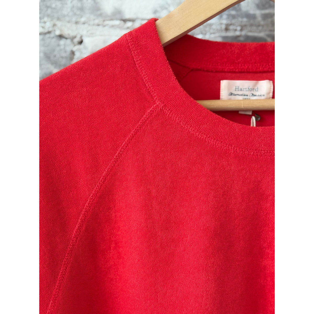 Hartford Women's Tahiry Knit Sweatshirt - Tomato Firebrick