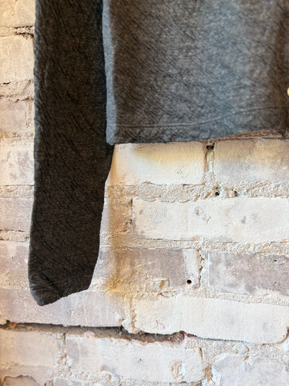 Melange Double-Face Cardigan - Heather Charcoal