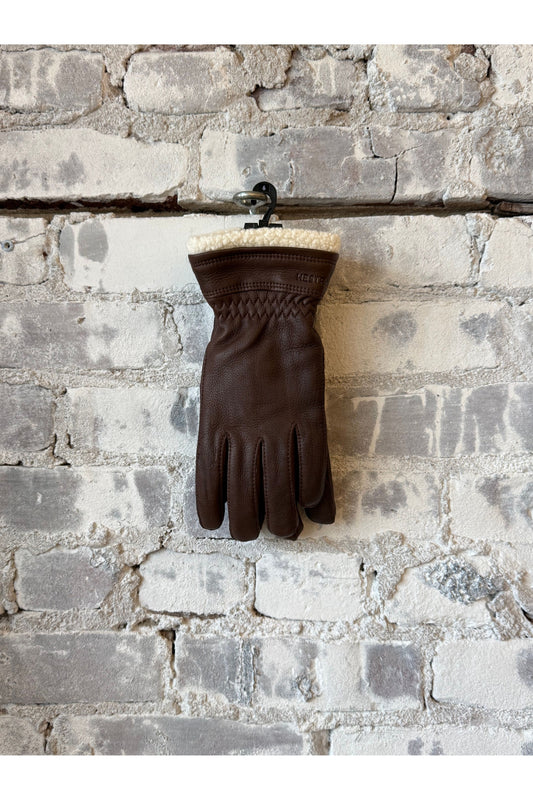 Buvika Deerskin Glove - Chocolate