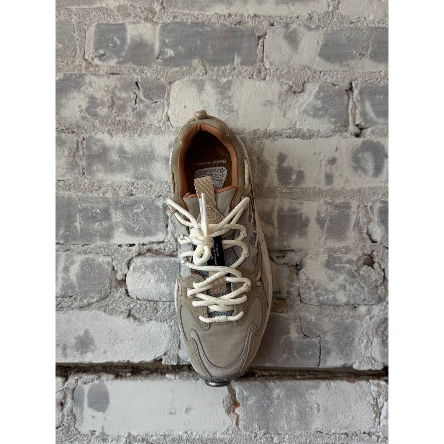Yamabushi Women's Suede/Nylon Ripstop Sneaker - Grey/Light Military - DUNE + SALT
