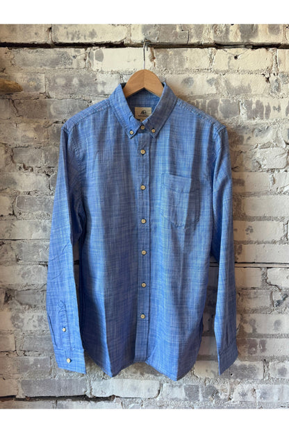 Brian Slub Shirt - Strong Blue - DUNE + SALT