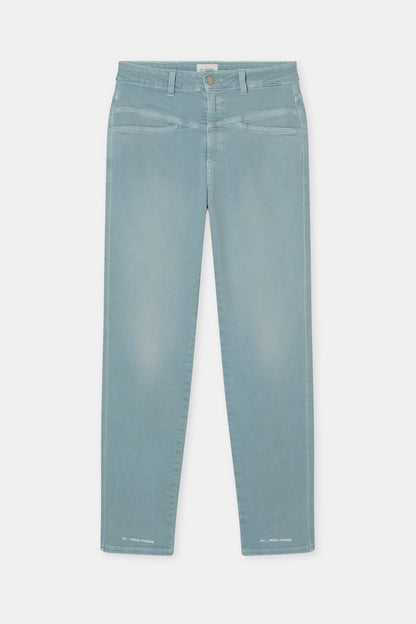 Closed Women's Pedal Pusher Relaxed Jean — Breeze Blue Dark Gray