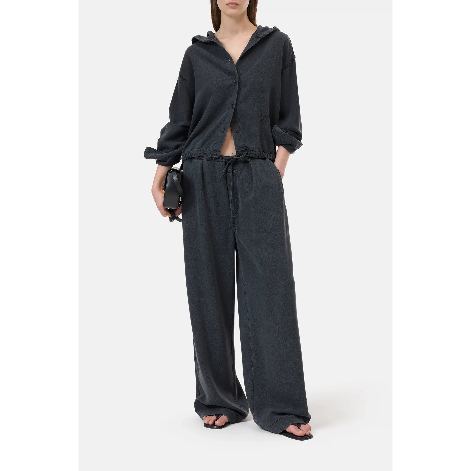 Wynston Wide Jeans - Black - DUNE + SALT