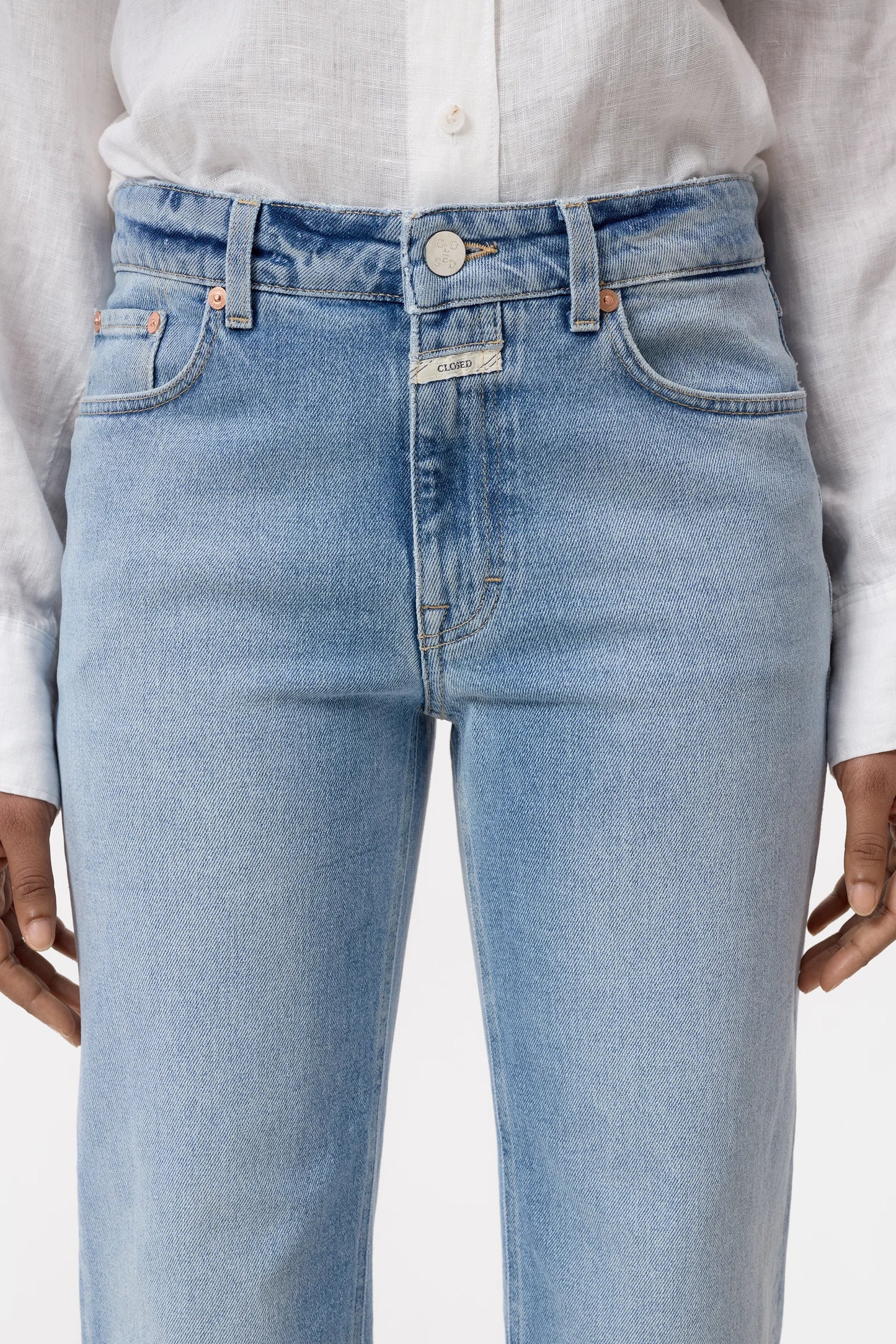 Milo Comfort Stretch Straight Jeans - Mid Blue - DUNE + SALT