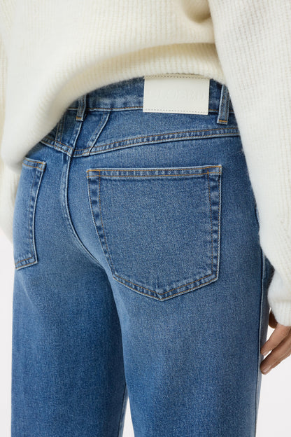 Milo Straight Jean - Mid Blue