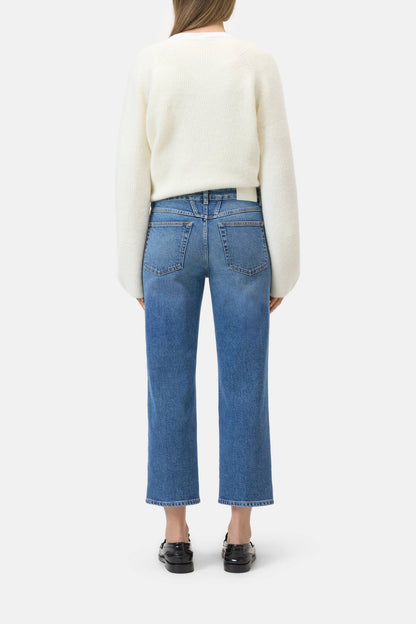 Milo Straight Jean - Mid Blue