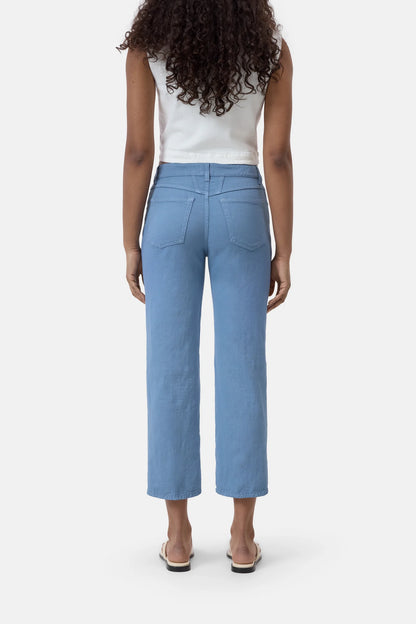 Closed Women's Milo Straight Pants – Stone Blue White Smoke