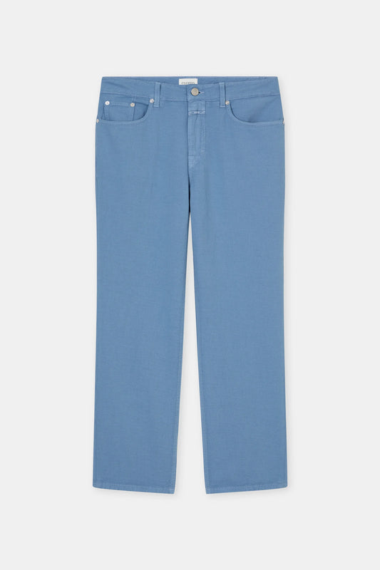 Closed Women's Milo Straight Pants – Stone Blue Light Slate Gray
