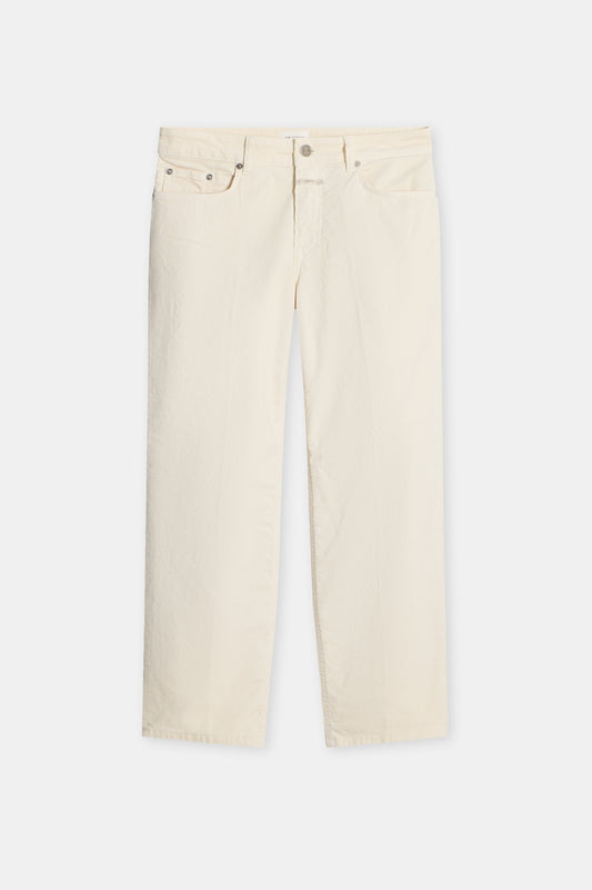 Closed Women's Milo Straight Corduroy Pants - Whipped Cream Antique White
