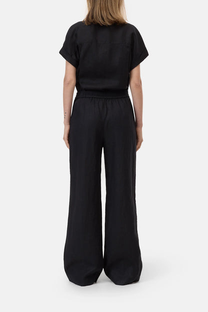 Closed Women's Winona Wide Linen Pants – Black Black