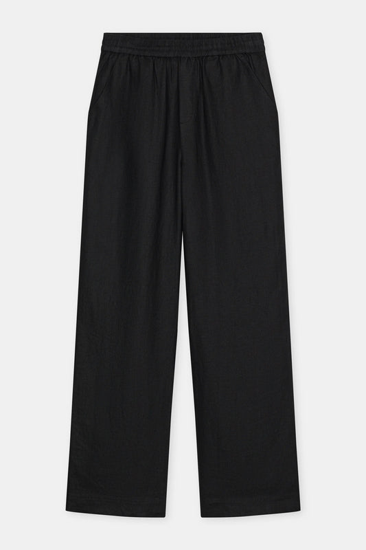 Closed Women's Winona Wide Linen Pants – Black Black