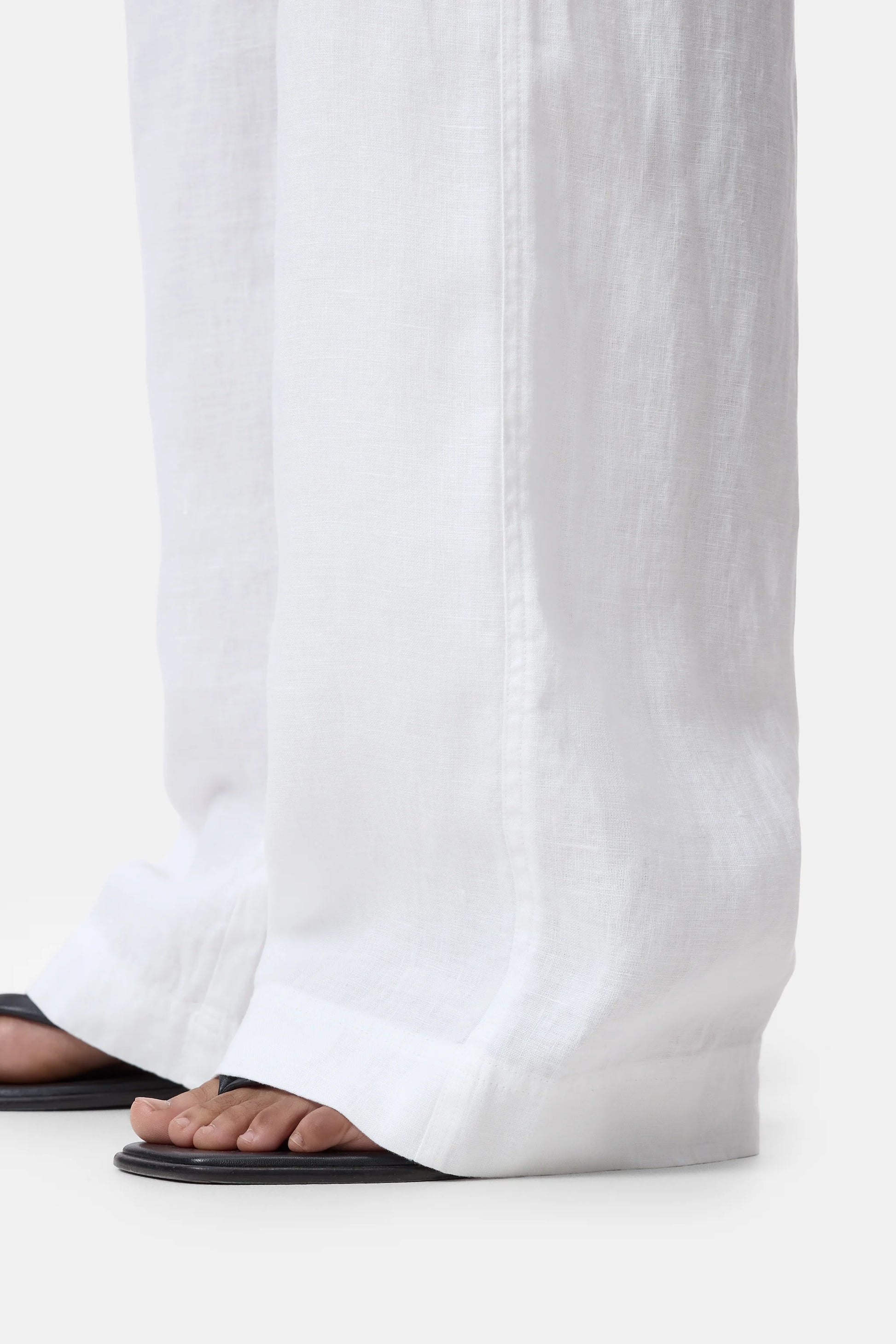 Closed Women's Winona Wide Linen Pants – White Lavender