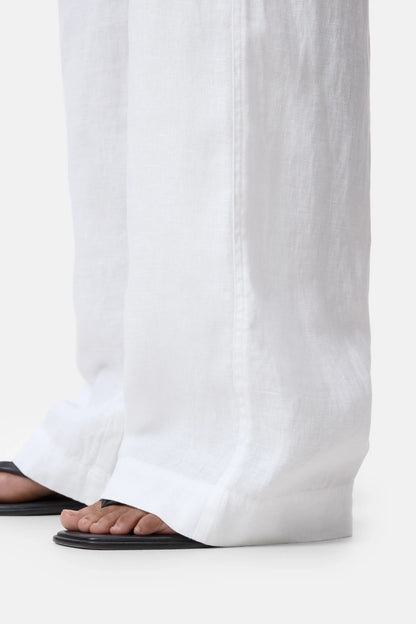 Closed Women's Winona Wide Linen Pants – White Lavender