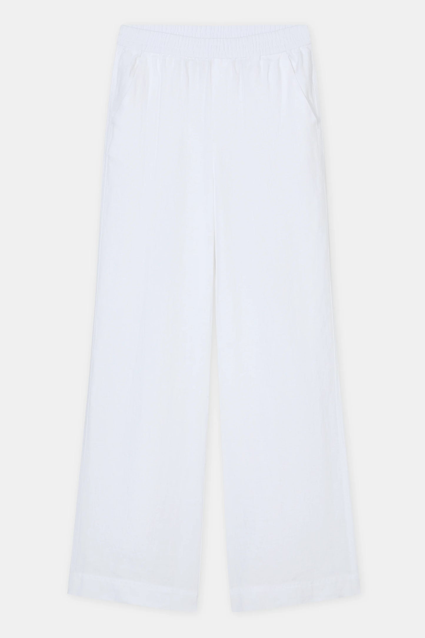 Closed Women's Winona Wide Linen Pants – White Gray