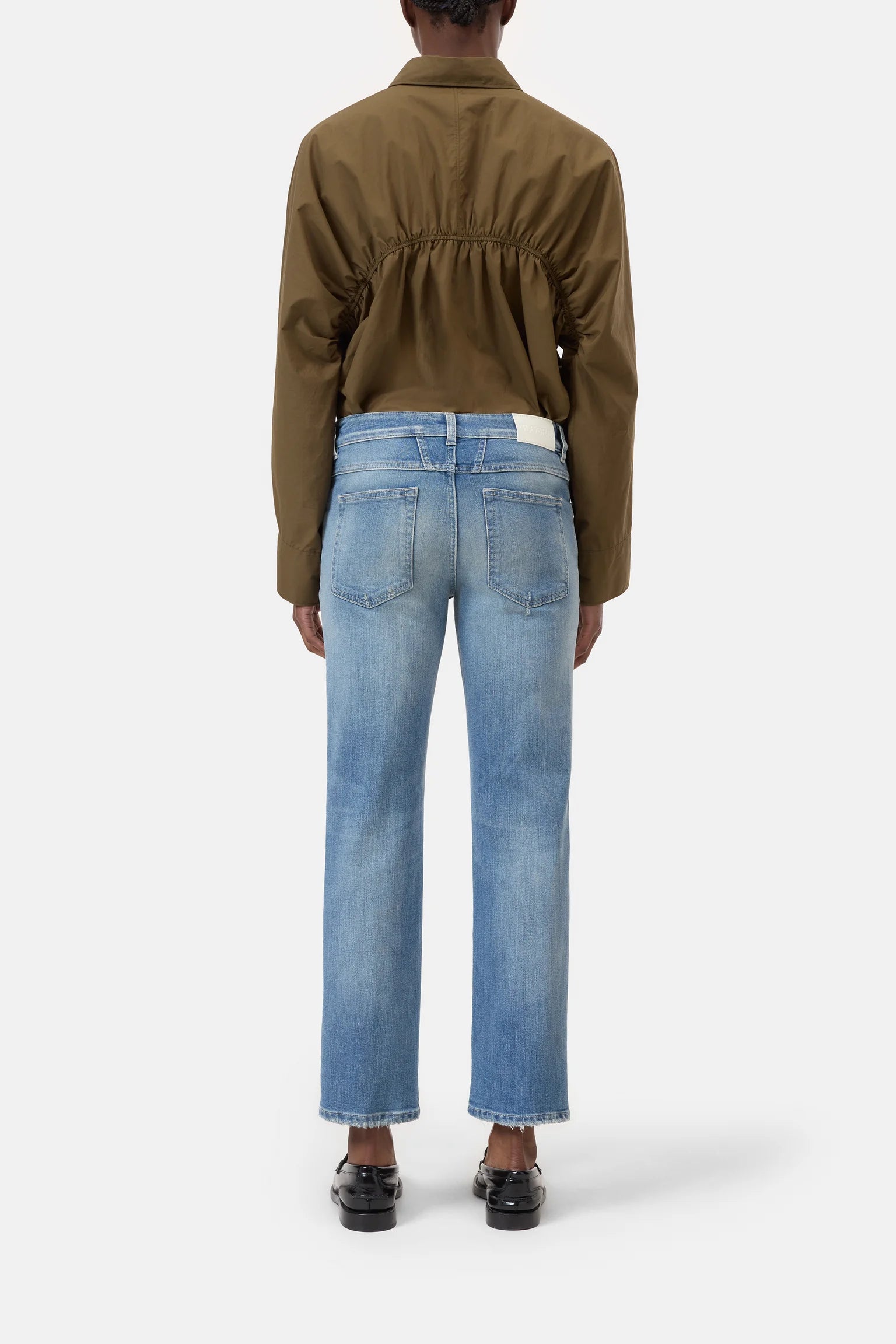 Junna Straight Jean - Mid Blue - DUNE + SALT